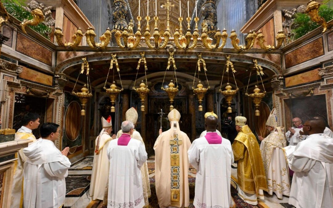El Superior General asiste a la Misa por el inicio del Ministerio de León XIV