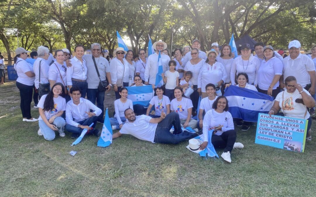 La misión de Olanchito en la Marcha por la Paz