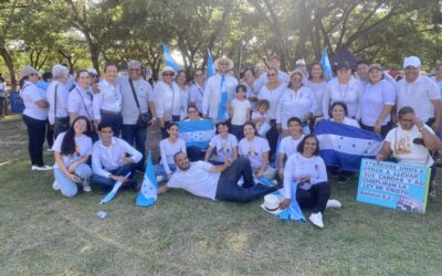 La misión de Olanchito en la Marcha por la Paz