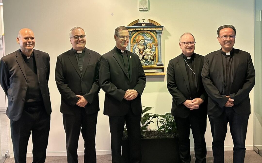 Visita del Superior General al obispo de Oakland, Mons. Michael Barber