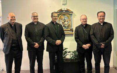 Visita del Superior General al obispo de Oakland, Mons. Michael Barber